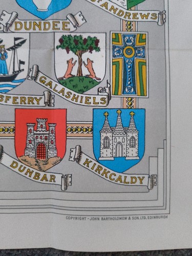 Historical Map of Scotland 1952 by L.G. Bullock John Bartholomew - Picture 7 of 7