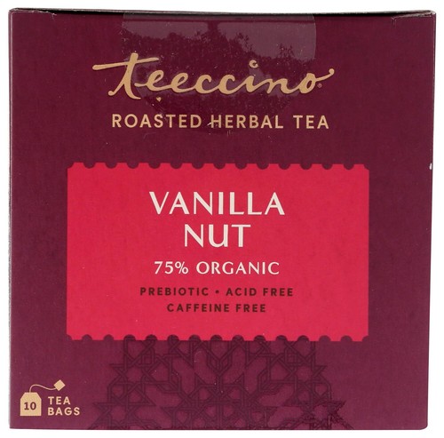 Teeccino Herbal Coffee Vanilla Nut 10 Tea Bags 10 Bag - Picture 6 of 6