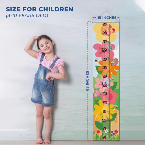 Tabla de crecimiento de altura para niños | Regla de crecimiento tabla decoración de pared - Imagen 2 de 39