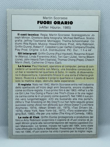 LOCANDINA CARTOLINA DI CIAK RIVISTA DI CINEMA E SPETTACOLO ANNO 1985 - Foto 48 di 156