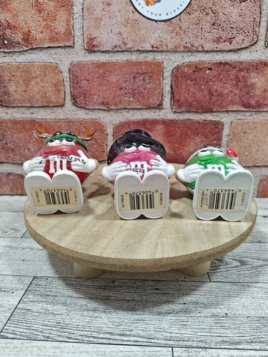 Set of 3 Christmas M&M's 3.5 Inch Minis Characters From Early 2000s New Sealed - Picture 6 of 6