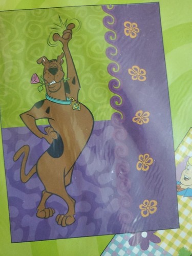 Scooby Doo Book Covers 2 Designs Each 2 Pks = 4 NEW covers vtg. 1999 - Picture 10 of 11