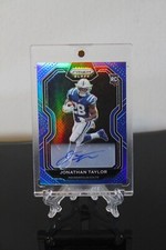 2020 Jonathan Taylor Panini Prizm Black Auto Blue /25 #pb-7