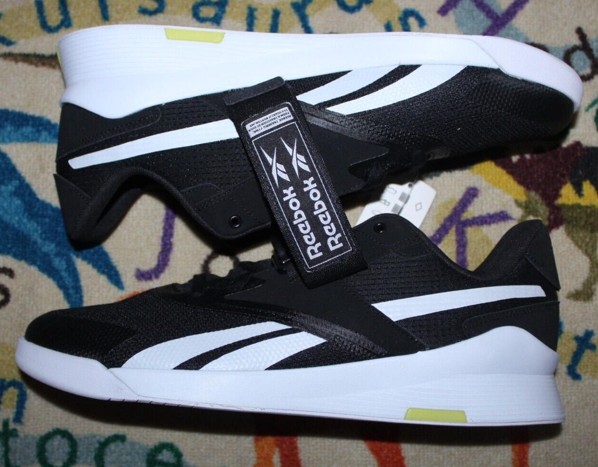 Reebok Size-9.5 Mens Lifter PR II Black/White FU9444‎ Reebok - Legacy Lifter II Shoes - Men main image 4