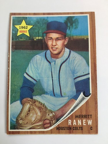 F66444 1962 Topps #156 Merritt Ranew RC COLT 45'S - 第 1/1 張圖片
