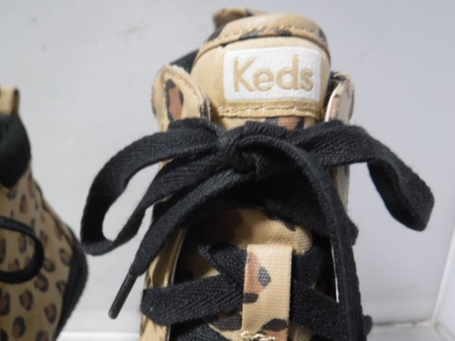 Keds Youth Girls School Shoes Brown Animal Print Boots Memory Foam Size 6 Med 38 - Picture 6 of 16