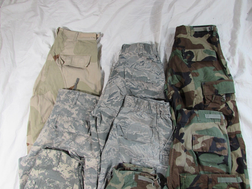 Konvolut 9 US Army Militär BDU Hosen verschiedene Größen & Tarnarten / Muster - Bild 2 von 4