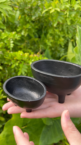 Cast Iron Cauldron: Choose Size (Smudge Pot, Incense Burner, Cast Iron Pot) - Video 1 of 1