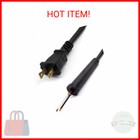 Power Tool Replacement Cord SJT, 18 GA AWG, 2 Wire, 6 1/2 ft, 2 Prong, with Stri