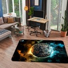 3D Planet Space NA11519 Game Rug Mat Elegant Photo Carpet Mat Fay