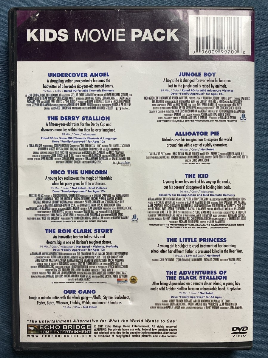 10 Movie Kids Pack, Vol. 3 KIDS/FAMILY DVD 2-Disc Set BUY 2