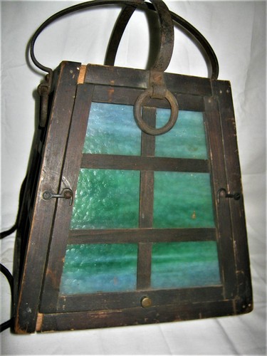 ANTIQUE ARTS CRAFTS MISSION US ARCHITECTURAL DOOR LIGHT LAMP WALL POLE FIXTURE - Picture 2 of 12