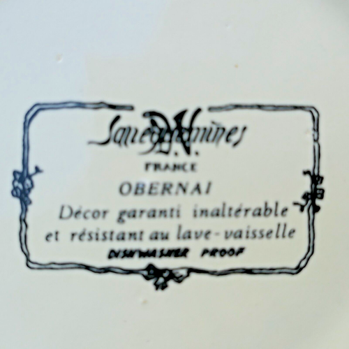 Sarreguemines Obernai 3 von 7 Brotteller Ø 16 cm Vorspeisenteller sehr gut - Bild 4 von 4