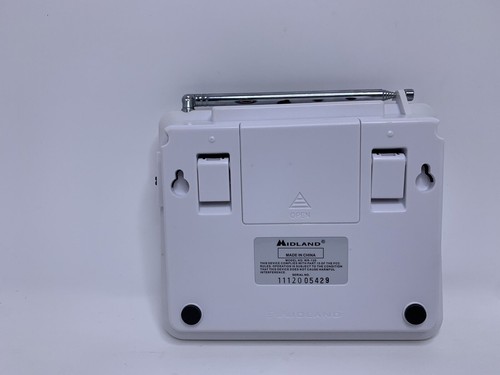 Midland WR-120 Notfall Wetter Radio Wecker Frühwarnung Sprachalarm - Bild 3 von 10