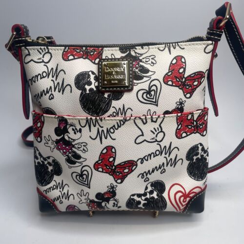 Borsa a tracolla Disney Dooney & Bourke Minnie Mouse fiocchi e cuori - Foto 5 di 10