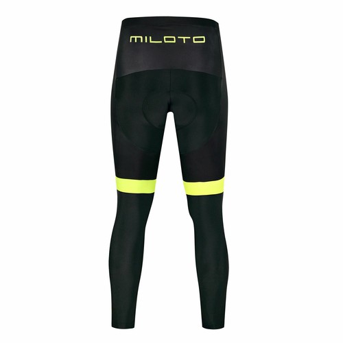 Miloto Men's Winter Cycling Trousers Gel Padded Thermal Cycling Tights Leggings - Picture 22 of 34