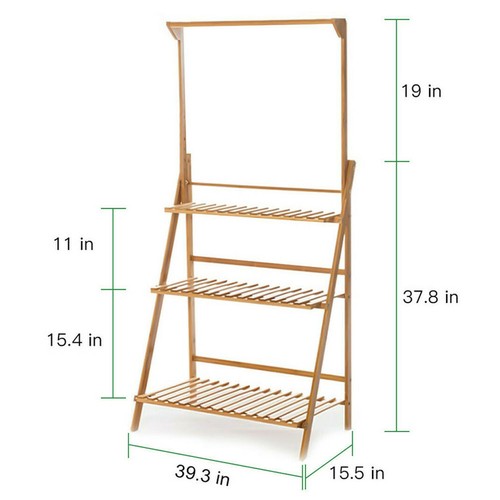 Outdoor Indoor Wooden Metal Plant Stand Planter Pots Shelf Home Garden Kitchen - Picture 88 of 123
