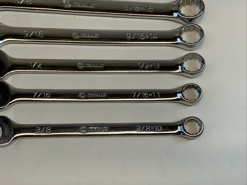 Kobalt 7 Stck. poliert SAE Kombination Universal Schraubenschlüssel, 3/8 Zoll - 3/4 Zoll - Lila - Bild 4 von 12