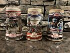 Lot of 3 Miller Beer Steins Great American Achievements Model T Railway Moon