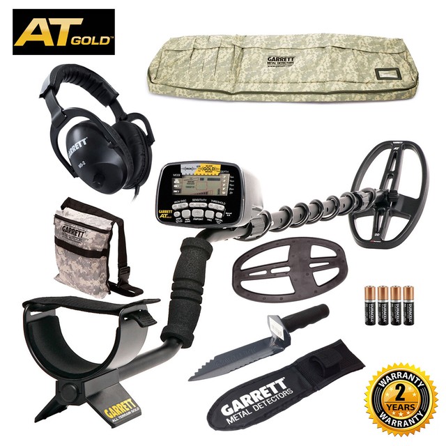 Garrett at Gold Waterproof Metal Detector With Headphones and Bundle