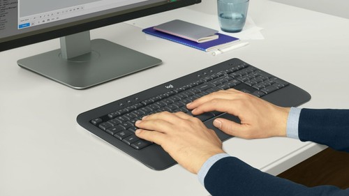 Logitech MK540 Wireless- Vereinigend Tastatur - Nordisches Layout - Bild 3 von 10