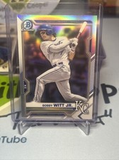 BOBBY WITT JR 2021 Bowman Draft Chrome REF Refractor RC Rookie !! MVP !!