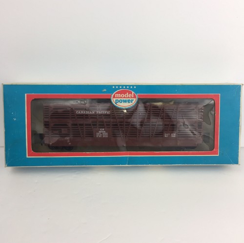 MODEL POWER HO SCALE 9106 C.P. RAIL STOCK CAR 50' Canadian Pacific Train 485678 - Picture 1 of 3