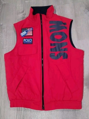 Vintage Polo Ralph Lauren Schnee Strand Weste Gr. M Neu ohne Etikett (Original Version) - Bild 1 von 4