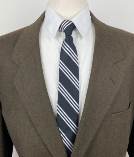 JOS A BANK Mens 46L Brown Super Soft 100% Wool 2 Piece Suit W/ Dress Pants 36x30 - Picture 3 of 16