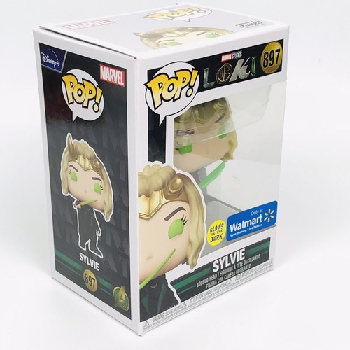 Funko Pop Marvel Studios Loki Sylvie 897 Walmart Exclusive Glow In The Dark - Picture 4 of 4