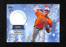 2023 Topps Holiday - Relics Hunter Brown #RC-HB (MEM, RC) Astros