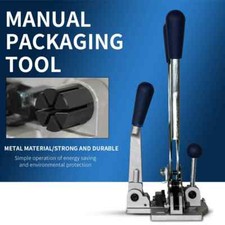 3-in-1 Manual Strapping Tool Sealer Tensioner Cutter, Efficent All in One