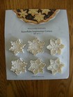 Set 6:Williams Sonoma Snowflake Pie Crust or Small Cookie Cutters,Cupcake topper