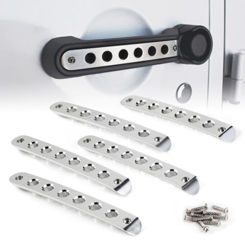 Insertos de manija de agarre de puerta de aluminio Xprite borde de cubierta para Jeep Wrangler JK 07-18 - Imagen 21 de 21