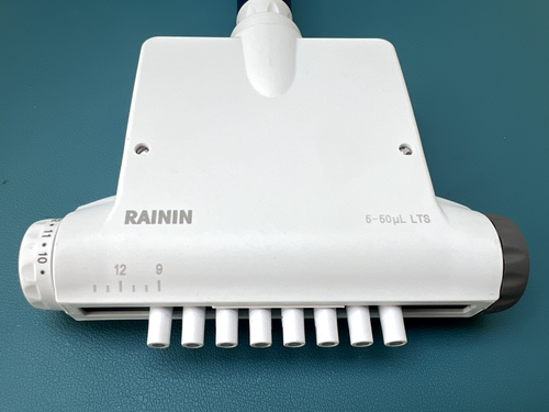 Rainin Pipet-Lite verstellbarer Abstandhalter 8 Kanal LA8-50XLS 5~50ul LTS Pipette - Bild 4 von 6
