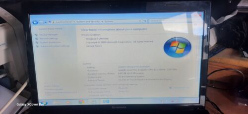 Lenovo G780 laptop boots w/ test HDD intel core i5- @2.5Ghz 8GB Ram No HDD (50) - Picture 2 of 17