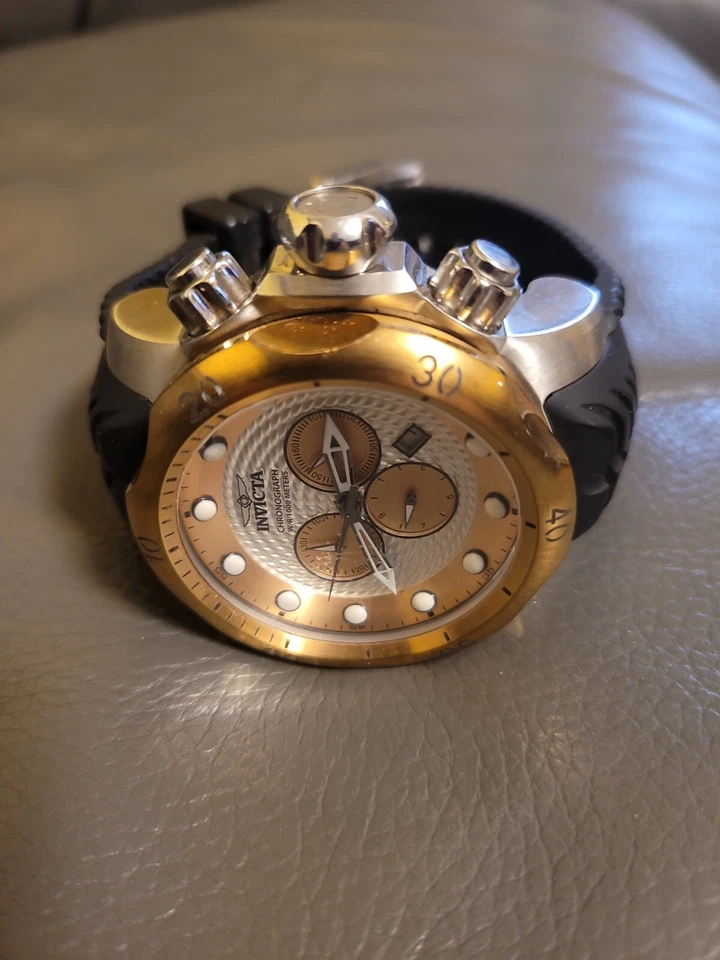 Reloj para hombre Venom cronógrafo esfera rosa y plata 20442 Foto 2 de 4