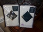 NIP Waterford Fine Linens Andria Taupe Euro Shams Pair