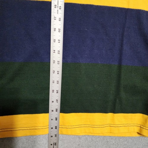 Polo Ralph Lauren Cuello Redondo Para Hombre Bloque de Color Escudo de León Logo XL Parche en el Codo De Colección - Imagen 8 de 11