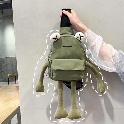 Kawaii Girls Cute Green Frog Leisure Bag Handbag Cartoon Animal Harajuku - Bild 3 von 14
