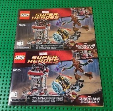 LEGO Marvel Super Heroes Instruction Books Manuals Only 7600 476014 76020 More - Picture 18 of 20
