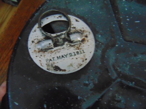 Antiguo asador de granito FISK negro con puntos blancos - 1911 - Imagen 3 de 7