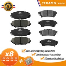 Front & Rear Ceramic Disc Brake Pads For Toyota Mirai 2016 2017 2018 2019 2020