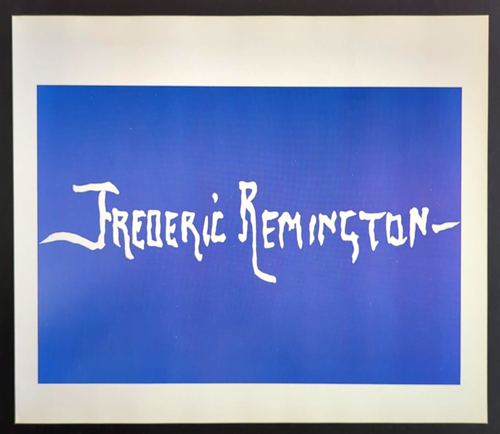 Frederic Remington Pony Tracks In Buffalo Trails Western Art Bookplate Print 23 - Picture 4 of 4