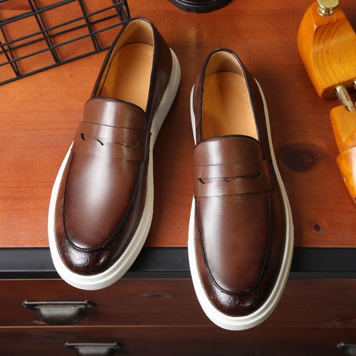Scarpe Casual per uomo elegante senza lacci ottimo festa da 38 a 46 elegante - Imagen 3 de 8