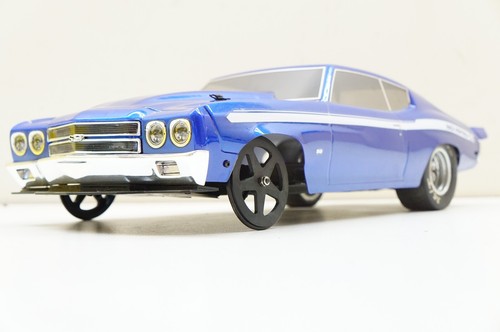 Rueda de carreras de arrastre frontal delgada de 2" AJCMods Skineez para Losi 1/16 1970 Chevelle Mini - Imagen 3 de 11