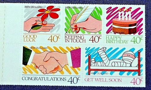 NEW ZEALAND BOOKLET SC 902a 5/40¢ KIWI~1988~MINT NEVER HINGED/OG VFINE - Picture 1 of 3