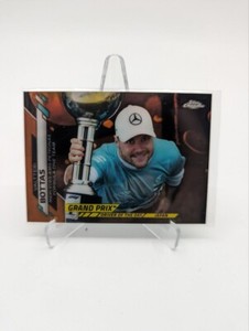2020 Topps Chrome F1 VALTTERI BOTTAS Stake Mercedes Orange Refractor #01/25 #170