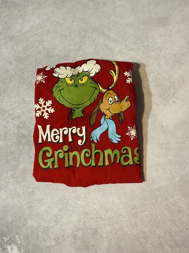 Womens Grinch Long Sleeve Sleep Shirt Merry Grinchmas PajamaChristmas Small 4-6 - Picture 6 of 13