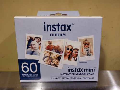 Fujifilm - instax Mini Film Value Pack (60 Sheets) - White Exp. 10/2024